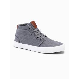Vyriški pilki aukšto aulo sportbačiai OMBRE CLOTHING