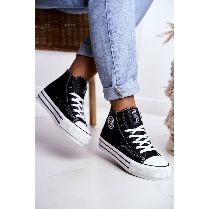Moteriški kedai juodi Big Star BIG STAR SHOES