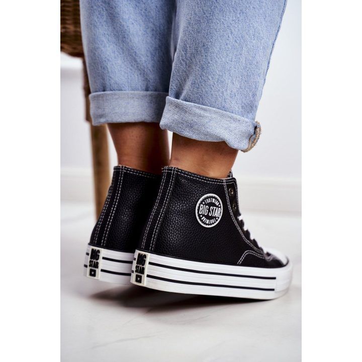 Moteriški kedai juodi Big Star BIG STAR SHOES