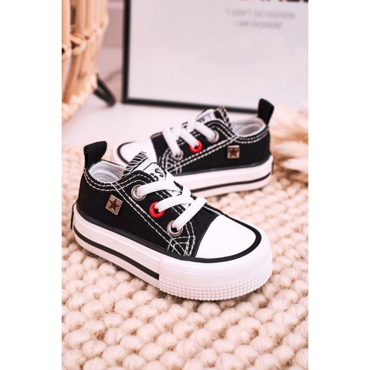 Vaikiški žemi sportbačiai Big Star, juodi BIG STAR SHOES