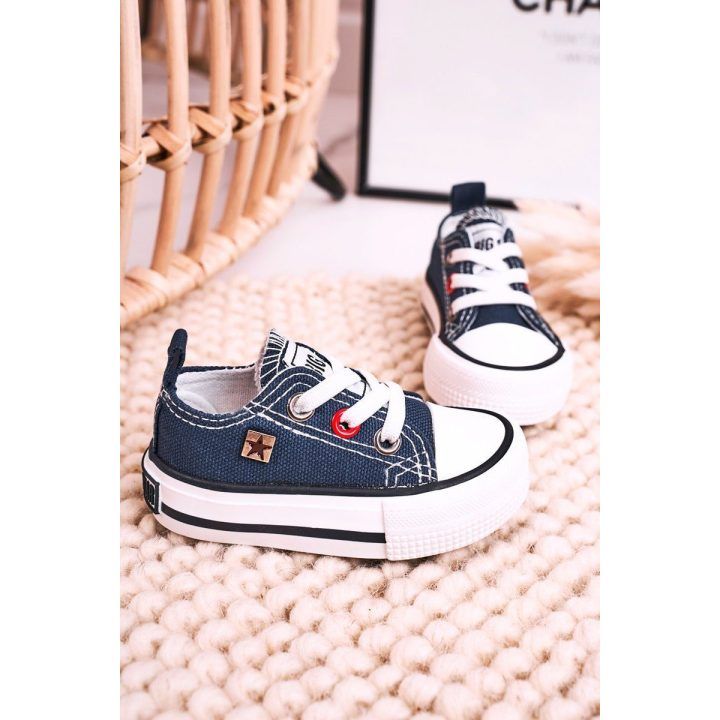 Vaikiški žemi sportbačiai BIG STAR tamsiai mėlyni BIG STAR SHOES