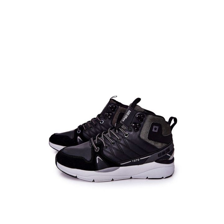 Aukšti vyriški sportiniai batai Big Star juodi BIG STAR SHOES