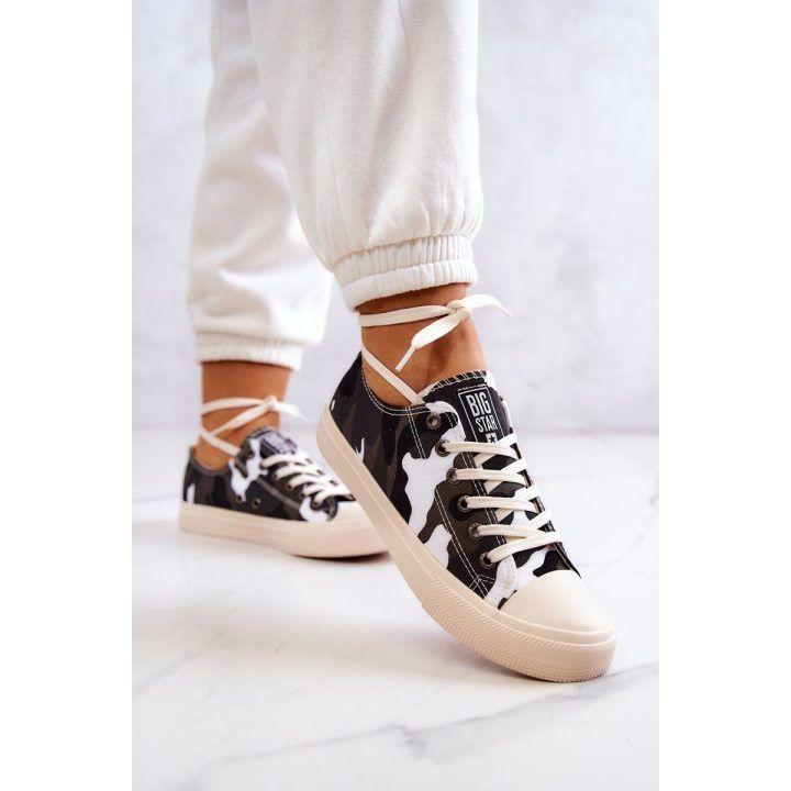 Sporto ir laisvalaikio bateliai Big Star baltos ir pilkos spalvos BIG STAR SHOES