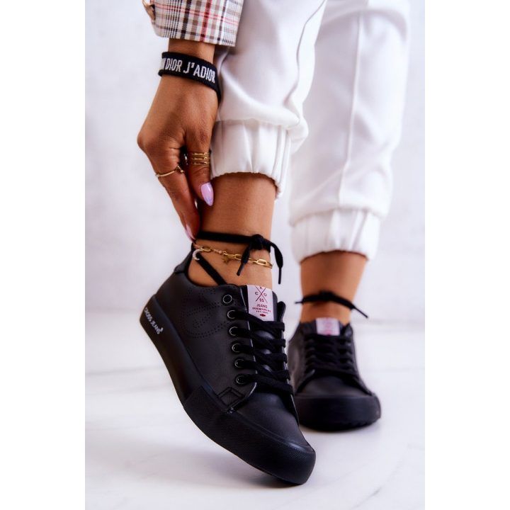 Juodos spalvos stilingi Cross Jeans bateliai CROSS JEANS