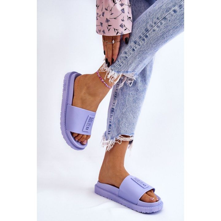 Šlepetės Big Star violetinės spalvos BIG STAR SHOES