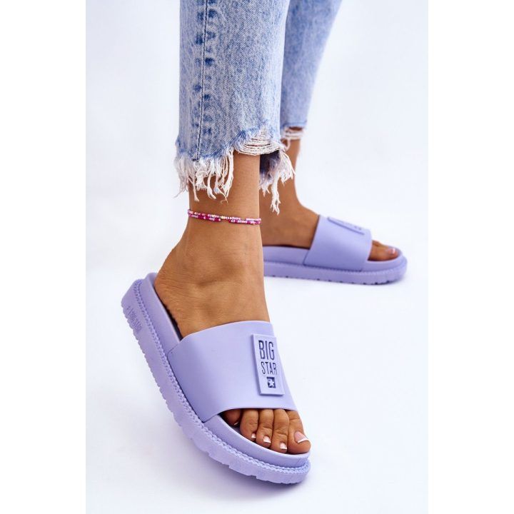 Šlepetės Big Star violetinės spalvos BIG STAR SHOES