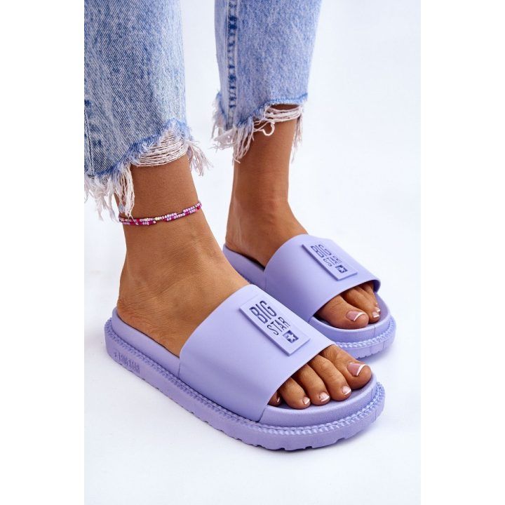 Šlepetės Big Star violetinės spalvos BIG STAR SHOES