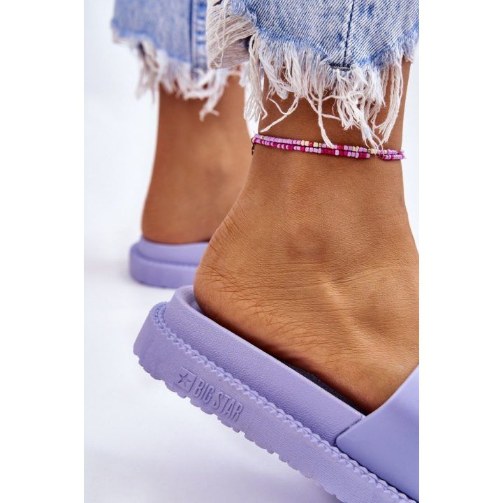 Šlepetės Big Star violetinės spalvos BIG STAR SHOES