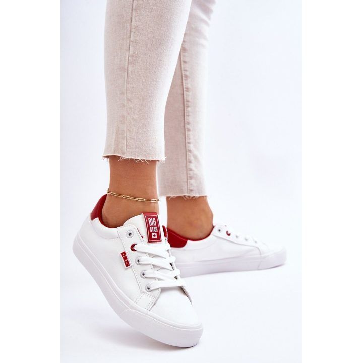Moteriški odiniai sportbačiai Big Star Balta-raudona BIG STAR SHOES