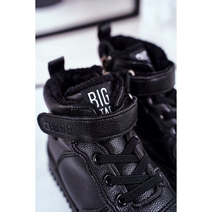 Vaikiški šilti sportiniai batai Big Star juodos spalvos BIG STAR SHOES