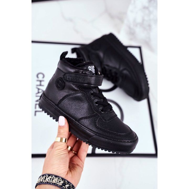 Vaikiški šilti sportiniai batai Big Star juodos spalvos BIG STAR SHOES