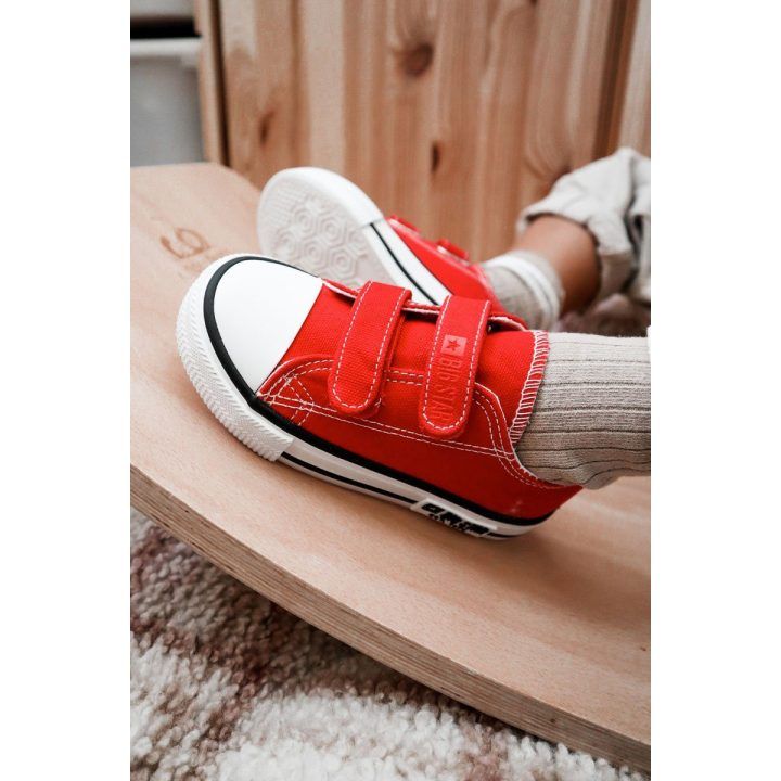 Vaikiki medžiaginiai laisvalaikio batai su lipniais užsegimais BIG STAR SHOES