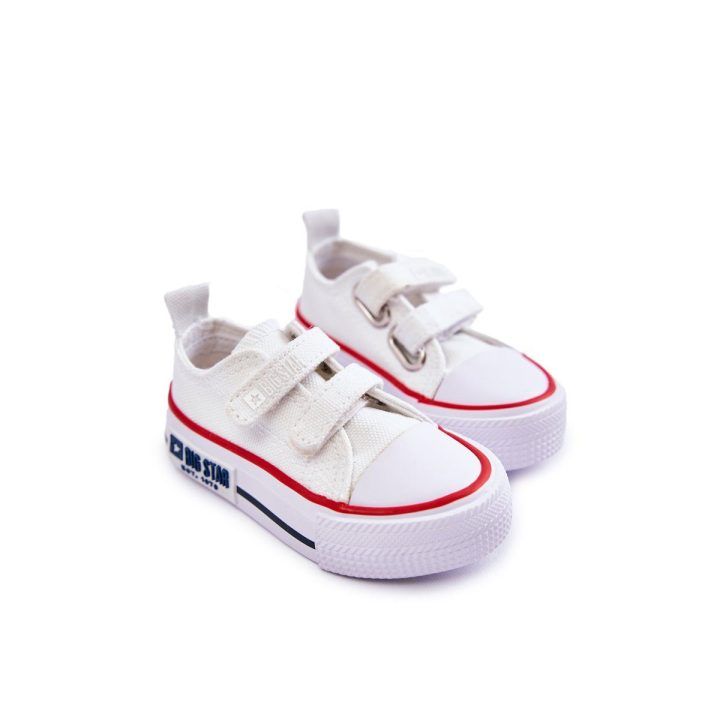 Vaikams medžiaginės laisvalaikio batai su lipniais užsegimais BIG STAR SHOES