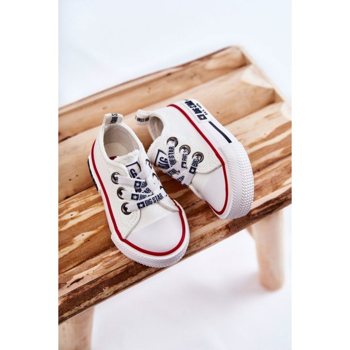 Vaikiški odiniai sportbačiai BIG STAR balti BIG STAR SHOES