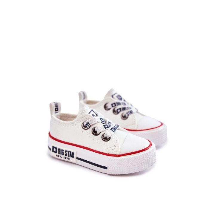 Vaikiški odiniai sportbačiai BIG STAR balti BIG STAR SHOES