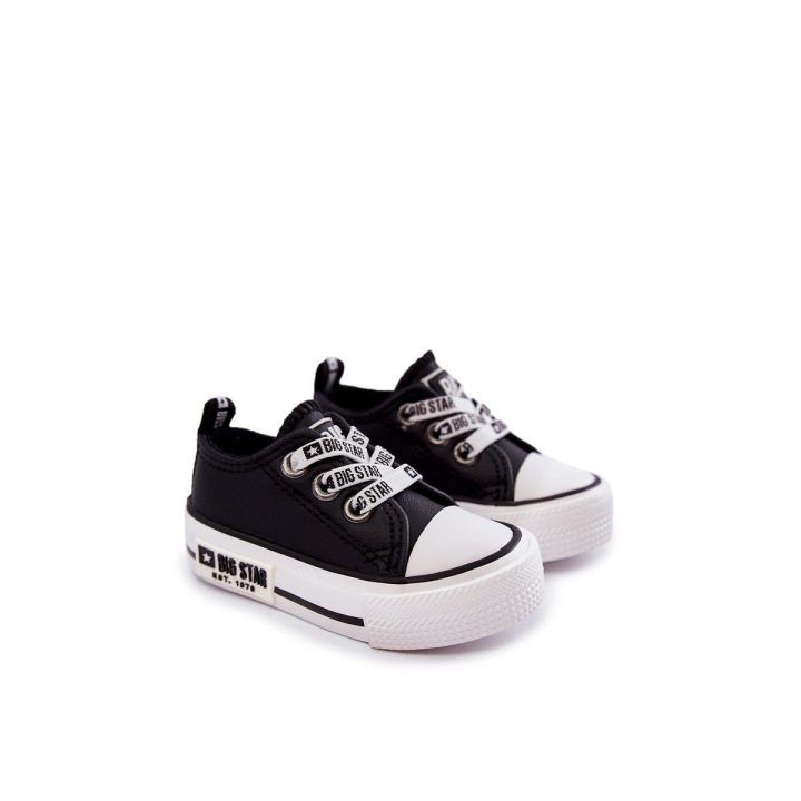 Vaikiški odiniai sportbačiai BIG STAR Juodai balti BIG STAR SHOES