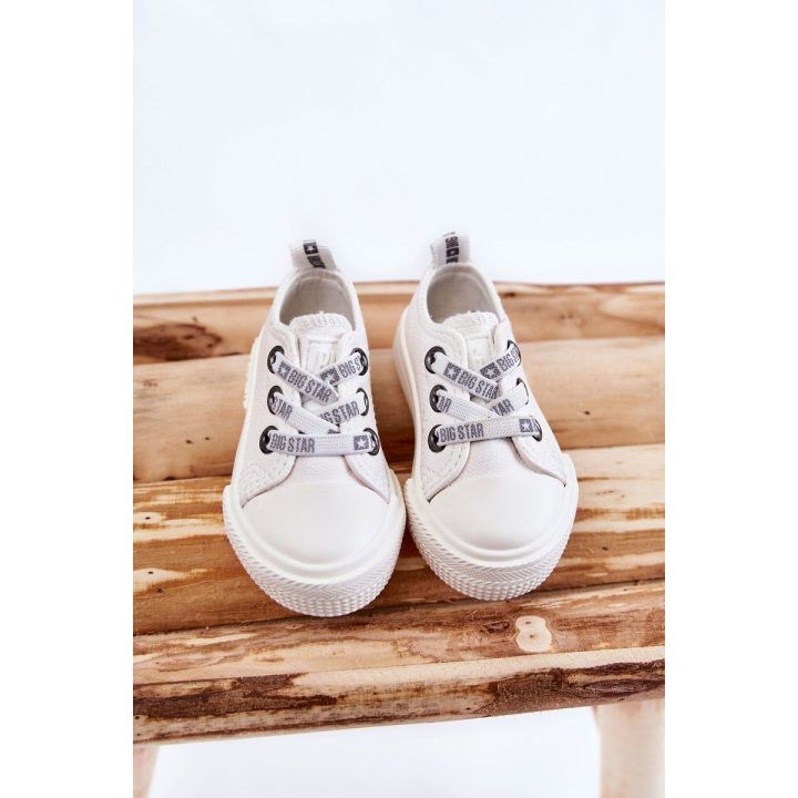 Vaikiški odiniai sportbačiai BIG STAR balti BIG STAR SHOES