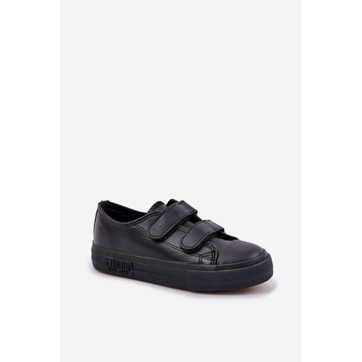 Vaikiški odiniai sportbačiai su lipduku BIG STAR Juodi BIG STAR SHOES