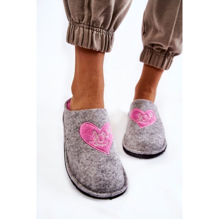 šlepetės Big Star Pilkai rožinė BIG STAR SHOES