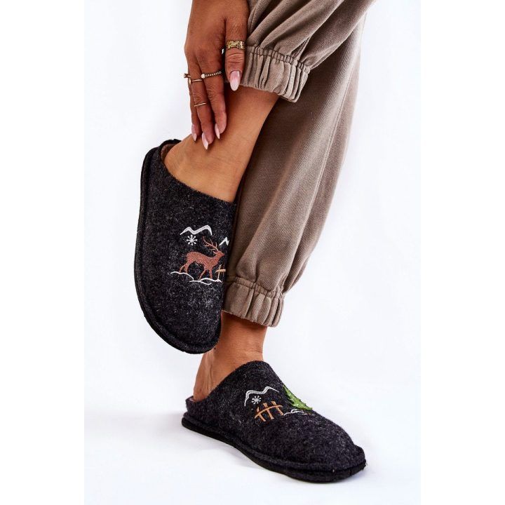 šlepetės Big Star Juodos ir smėlio spalvos BIG STAR SHOES