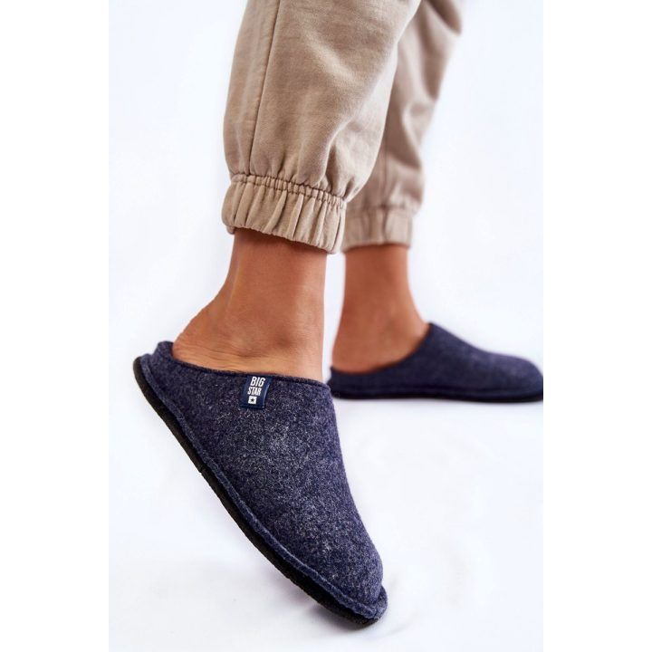 Klasikinės šlepetės Big Star tamsiai mėlyna BIG STAR SHOES