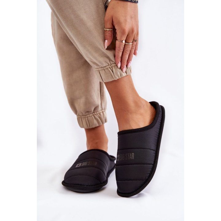 klasikinės šlepetės Big Star Juodos BIG STAR SHOES
