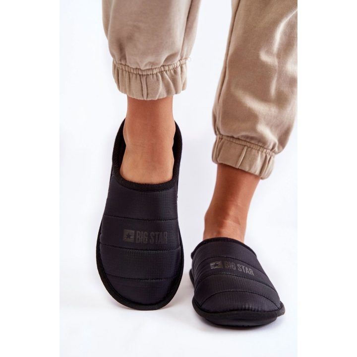 klasikinės šlepetės Big Star Juodos BIG STAR SHOES