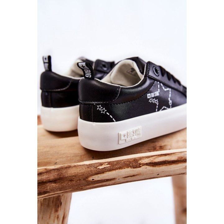 Vaikiški sportiniai batai, suvarstomi Big Star juodi BIG STAR SHOES