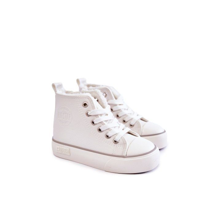 Vaikiški sportbačiai su užtrauktuku Big Star balti BIG STAR SHOES