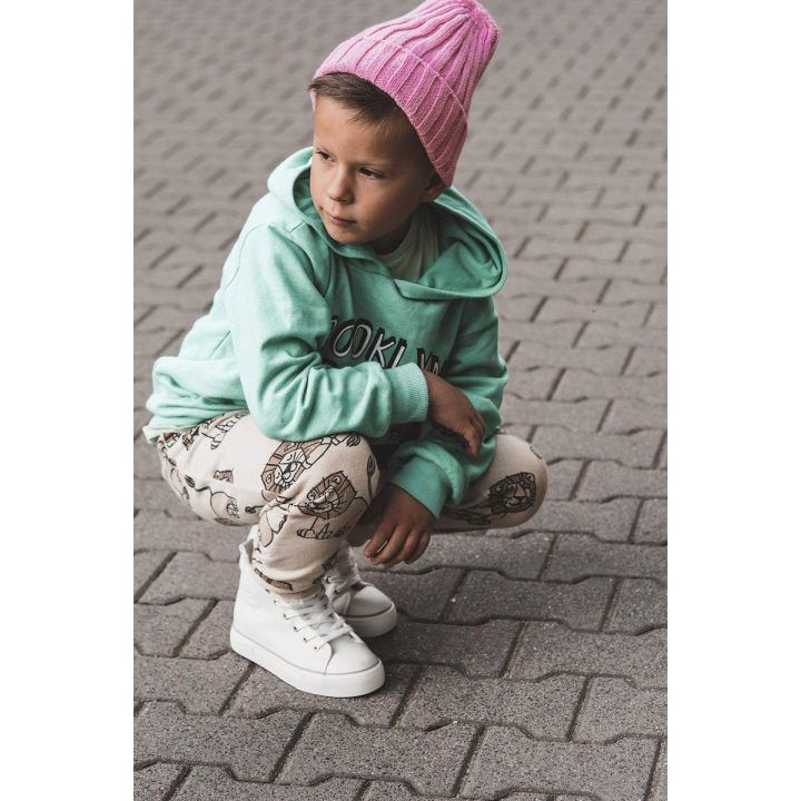 Vaikiški sportbačiai su užtrauktuku Big Star balti BIG STAR SHOES