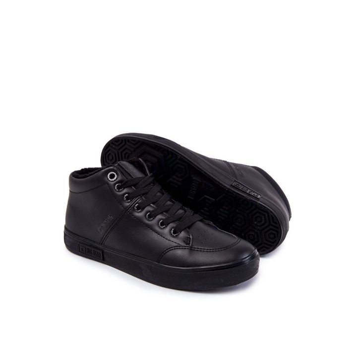 Vyriški klasikiniai odiniai sportbačiai Big Star KK174348 Juodi BIG STAR SHOES