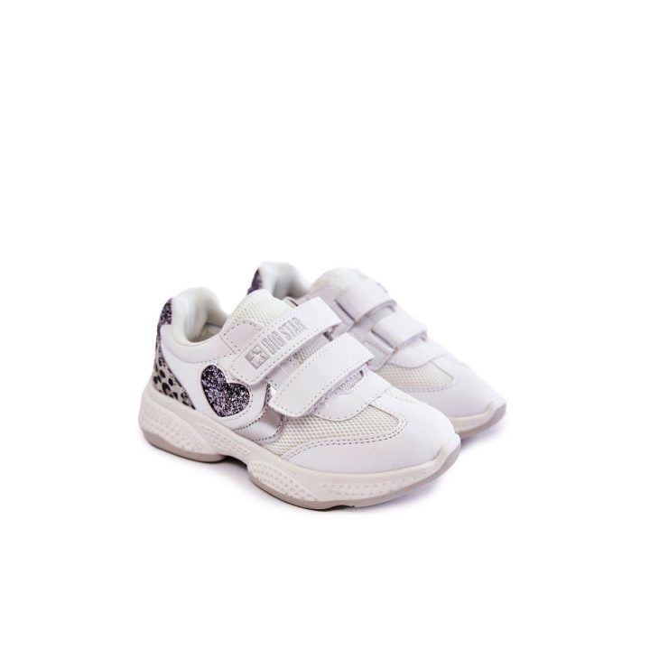 Vaikiški sportiniai batai su lipduku Big Star Balti BIG STAR SHOES