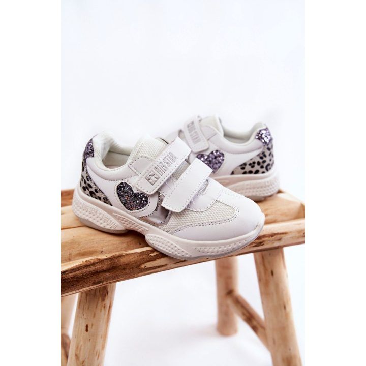 Vaikiški sportiniai batai su lipduku Big Star Balti BIG STAR SHOES