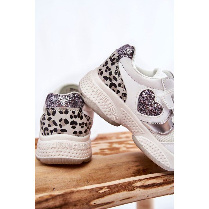 Vaikiški sportiniai batai su lipduku Big Star Balti BIG STAR SHOES