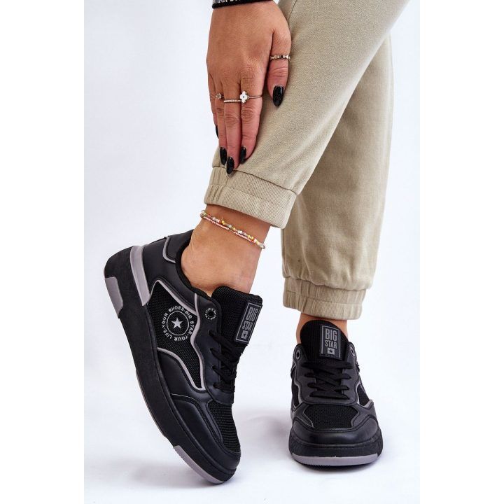 Moteriški sportiniai batai Big Star juodos ir pilkos spalvos BIG STAR SHOES