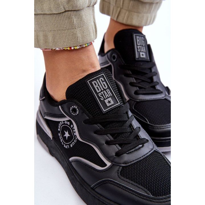 Moteriški sportiniai batai Big Star juodos ir pilkos spalvos BIG STAR SHOES
