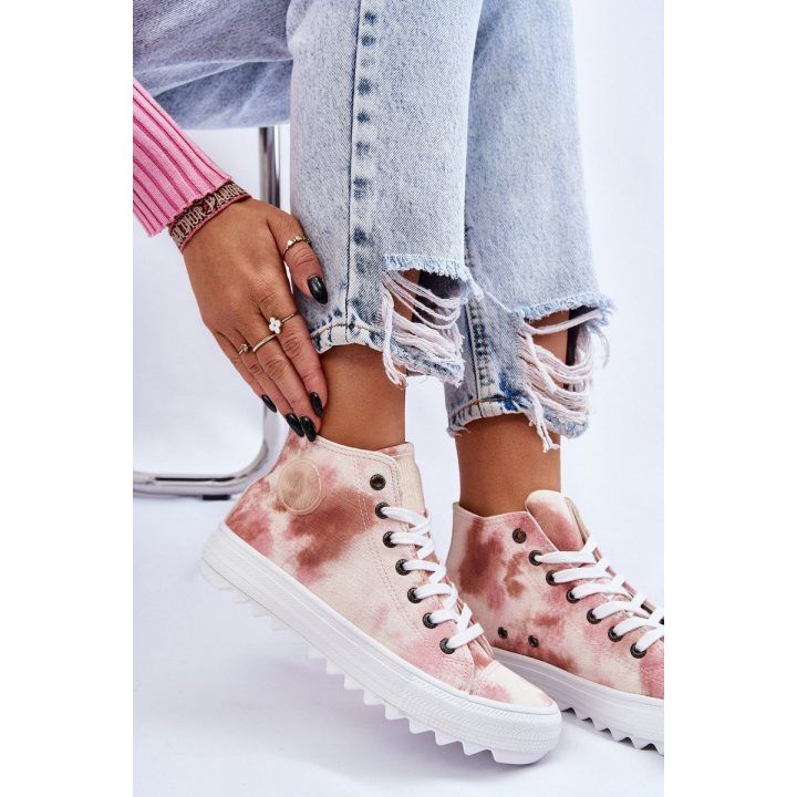 Moteriški kedai smėlio ir rožinės spalvos Big Star BIG STAR SHOES
