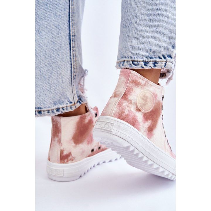 Moteriški kedai smėlio ir rožinės spalvos Big Star BIG STAR SHOES
