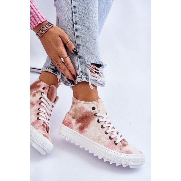 Moteriški kedai smėlio ir rožinės spalvos Big Star BIG STAR SHOES