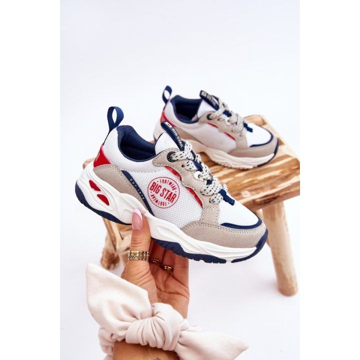 Vaikiški sportiniai batai Memory Foam System Big Star Balti BIG STAR SHOES