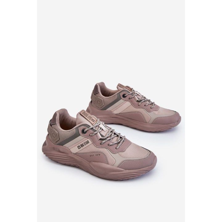Vyriški lengvi sportbačiai su atminties putomis sistema Big Star Smėlio spalvos BIG STAR SHOES