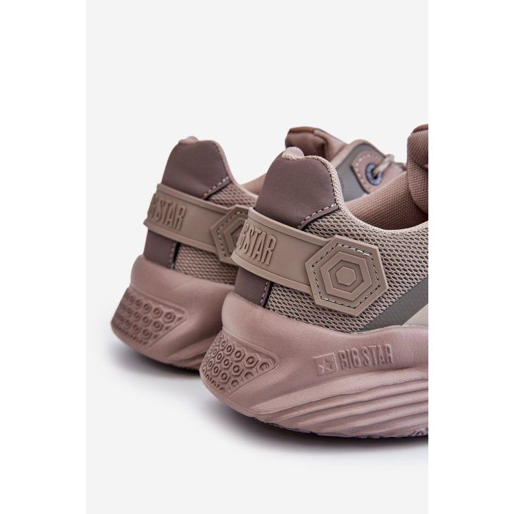 Vyriški lengvi sportbačiai su atminties putomis sistema Big Star Smėlio spalvos BIG STAR SHOES