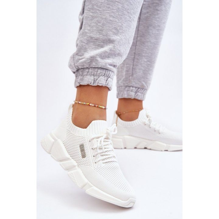 Lengvi sportbačiai su atminties putų sistema Big Star balti BIG STAR SHOES