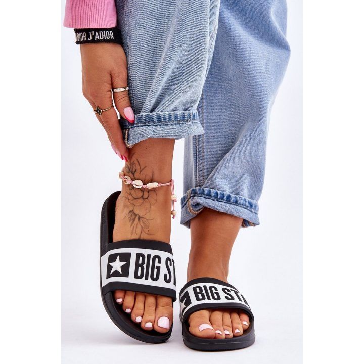 klasikinės šlepetės Big Star Juodos BIG STAR SHOES