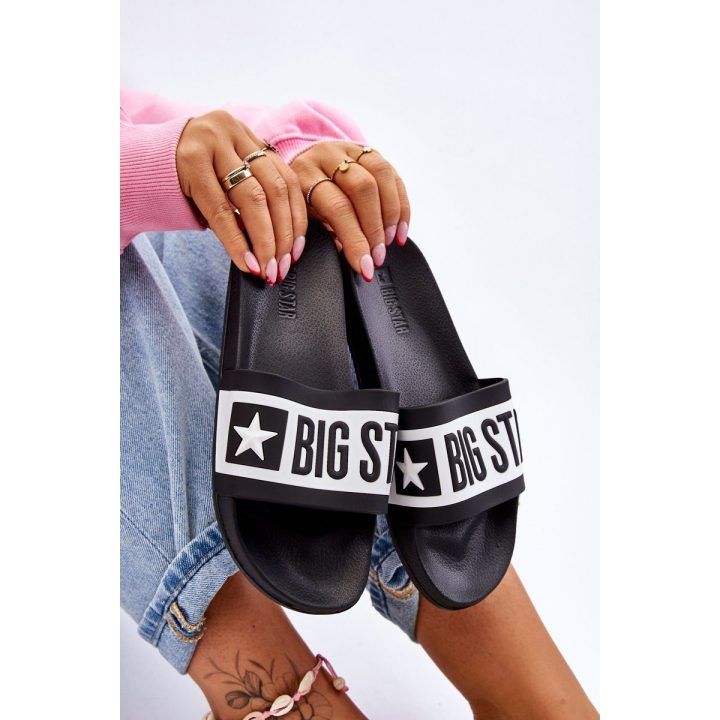 klasikinės šlepetės Big Star Juodos BIG STAR SHOES