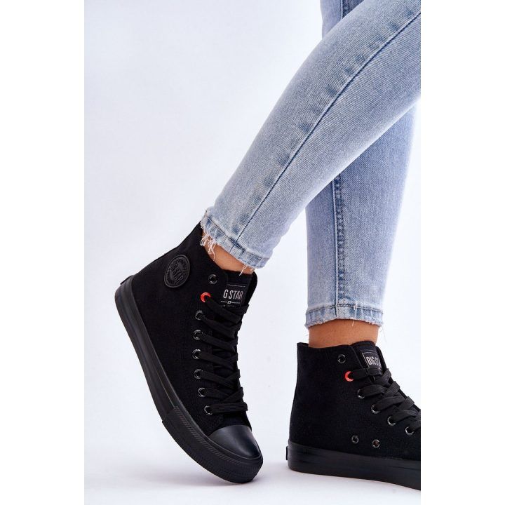 Moteriški klasikiniai sportbačiai Big Star juodi BIG STAR SHOES