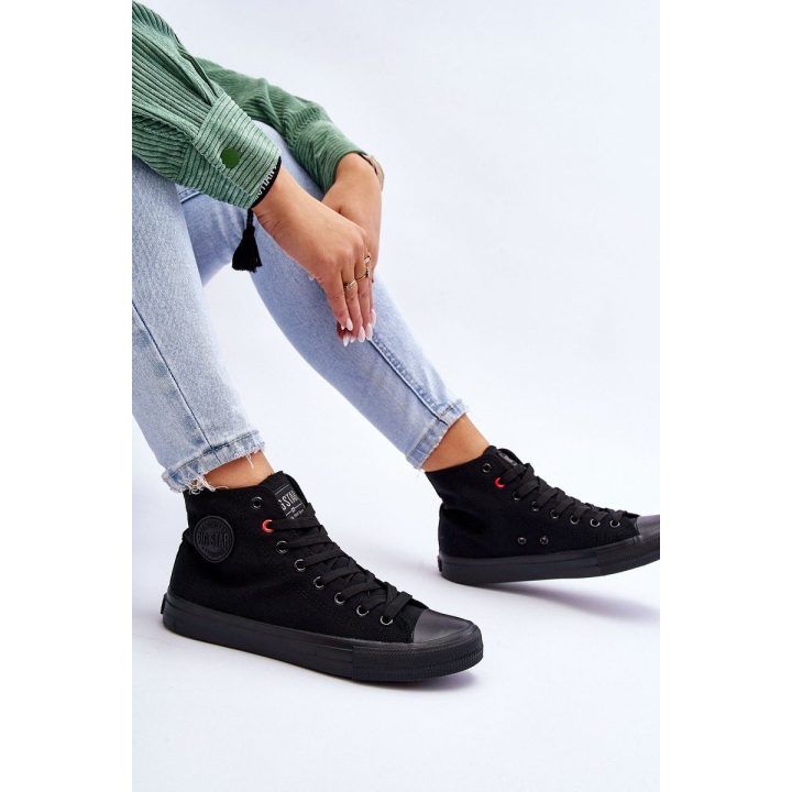 Moteriški klasikiniai sportbačiai Big Star juodi BIG STAR SHOES