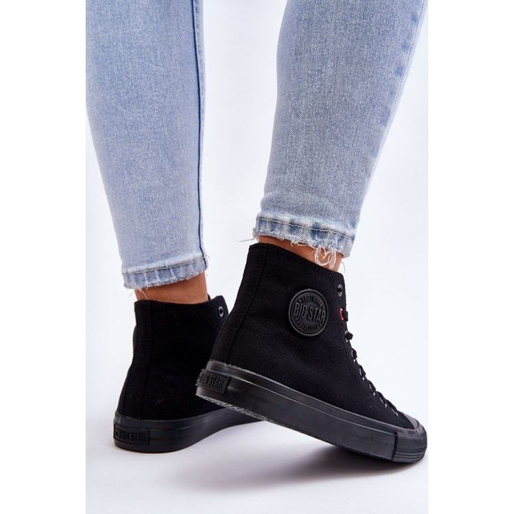 Moteriški klasikiniai sportbačiai Big Star juodi BIG STAR SHOES