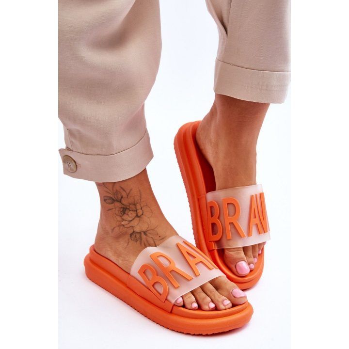 Moteriškos šlepetės su platforma Orange Brave BSB25230 VINCEZA