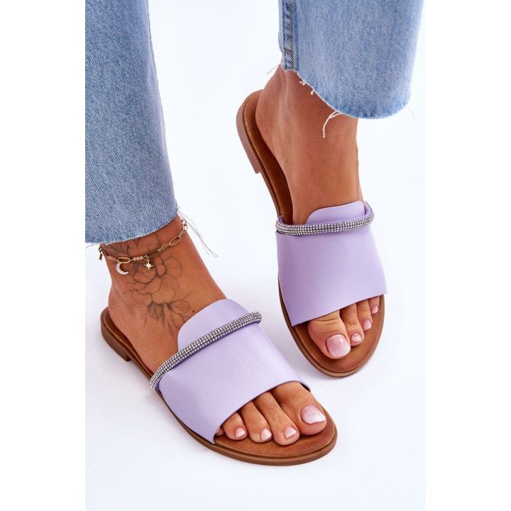Šlepetės violetinės spalvos BOTO